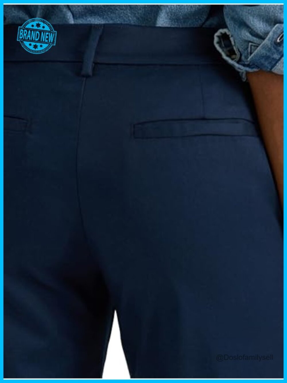 Wrinkle Free Mid Rise Bootcut Pants Regular Fit Stretch - Picture 3 of 6